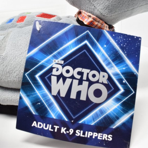 Doctor Who K9 Dog Adult Slippers Women 5 to 7 New - Picture 6 of 10